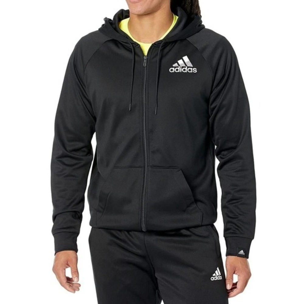 NWT Adidas Sz M Men's Game & Go BOS Full Zip Hoodie (HL2184) Athleisure‎ Running